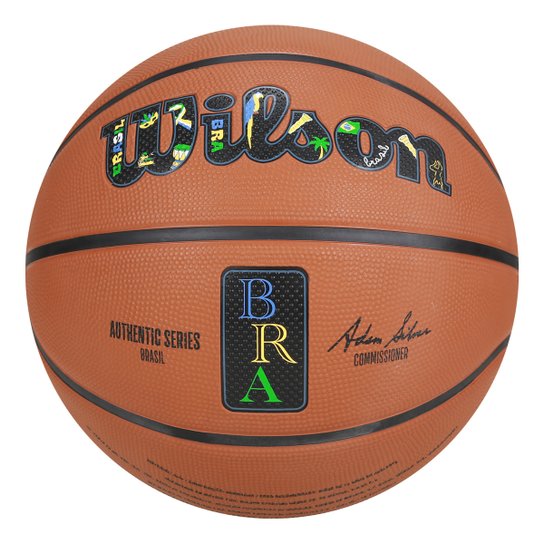 Bola de Basquete Wilson NBA Authentic Brasil Outdoor 7
