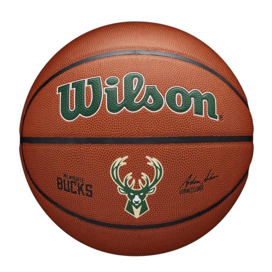 Bola de Basquete Wilson Nba Team Alliance Milwaukee Bucks 7