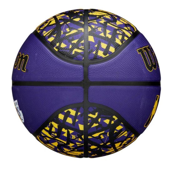 Bola de Basquete Wilson NBA Team Graffiti LA Lakers 7