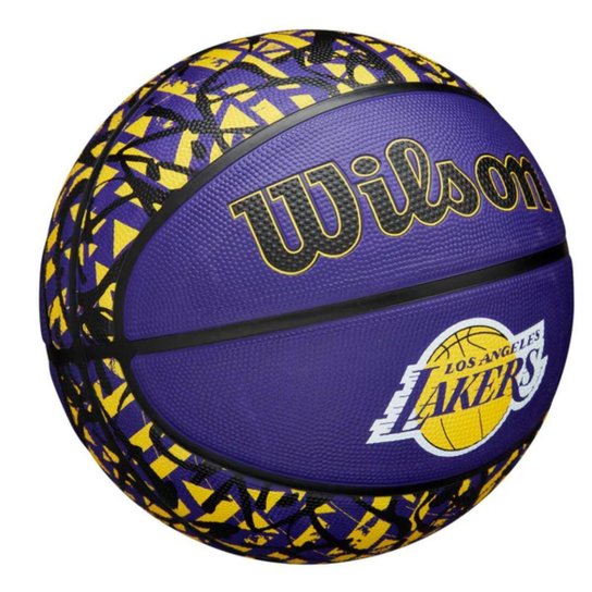 Bola de Basquete Wilson NBA Team Graffiti LA Lakers 7