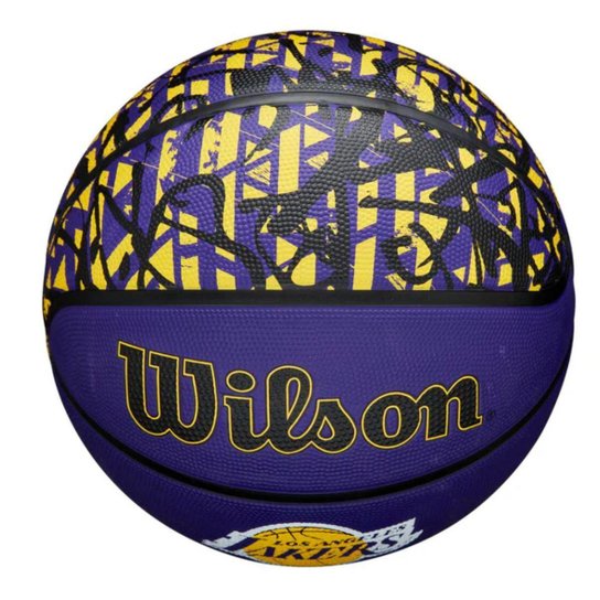 Bola de Basquete Wilson NBA Team Graffiti LA Lakers 7
