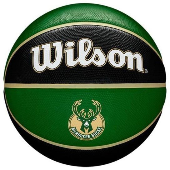 Bola de Basquete Wilson Nba Team Tribute Bucks Tamanho 7