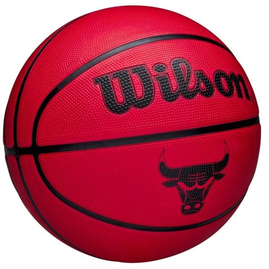 Bola De Basquete Wilson NBA Team Tribute Solid Chicago Bulls - Tam7