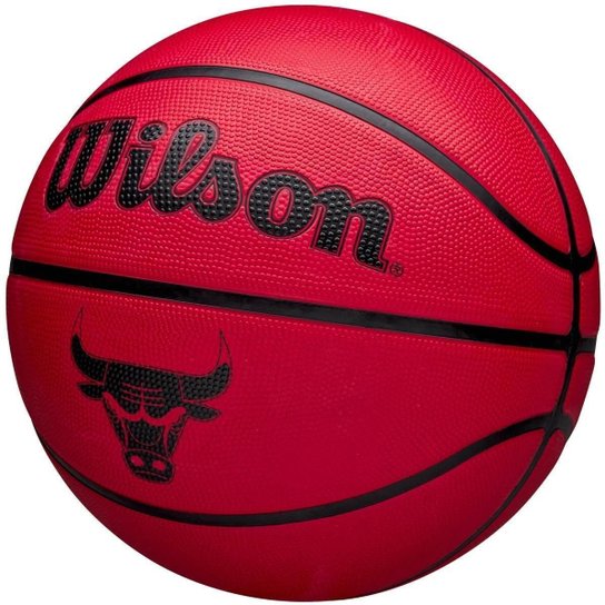 Bola De Basquete Wilson NBA Team Tribute Solid Chicago Bulls - Tam7