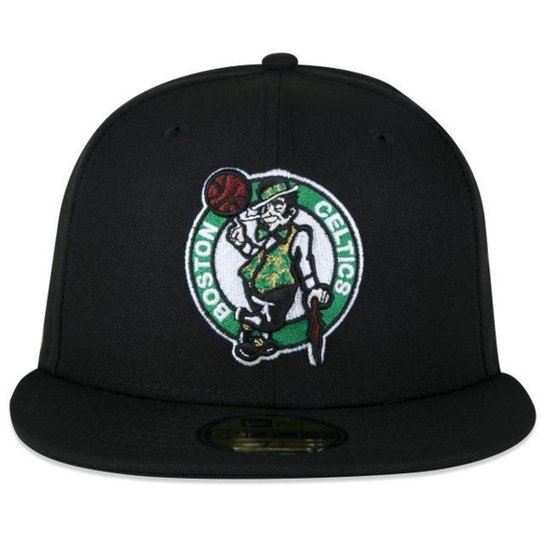 BONE 59FIFTY ABA RETA NBA BOSTON CELTICS ABA RETA FITTED PRETO NEW ERA