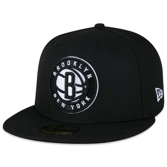BONE 59FIFTY ABA RETA NBA BROOKLYN NETS ABA RETA FITTED PRETO NEW ERA