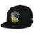 BONÉ 59FIFTY ABA RETA NBA GOLDEN STATE WARRIORS ABA RETA FITTED PRETO NEW ERA FECHADO - Preto