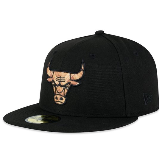 Boné 59Fifty Fitted NBAChicago Red Bulls Back To Masculino