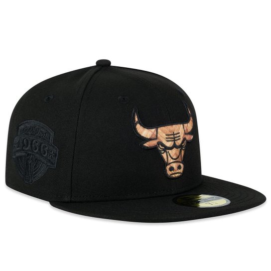 Boné 59Fifty Fitted NBAChicago Red Bulls Back To Masculino