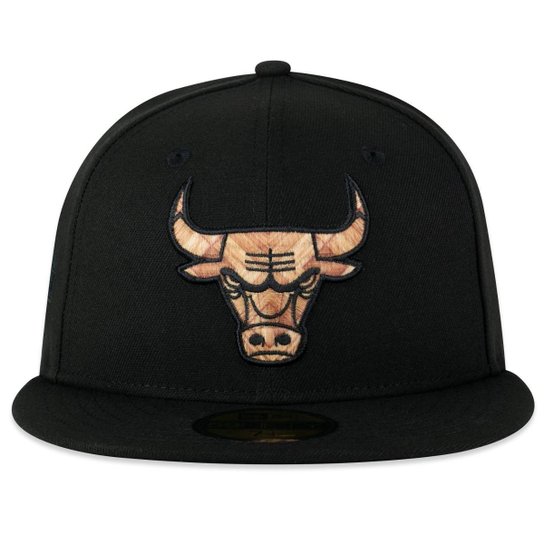 Boné 59Fifty Fitted NBAChicago Red Bulls Back To Masculino