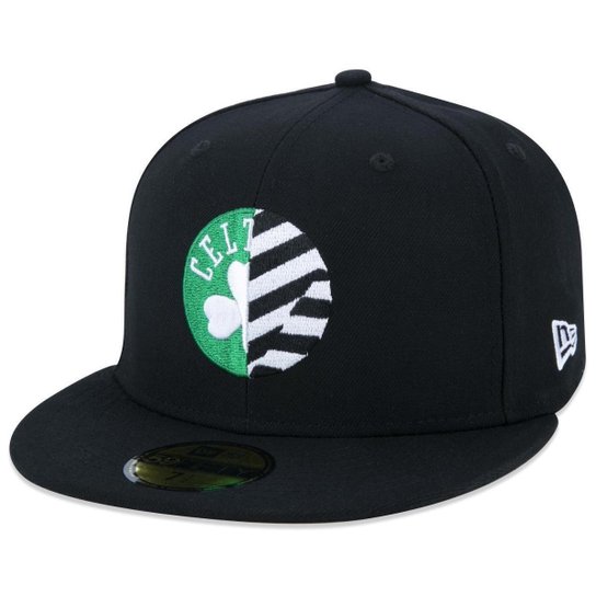 Boné 59Fifty NBANeto 78 Boston Celtics Aba Reta Masculino