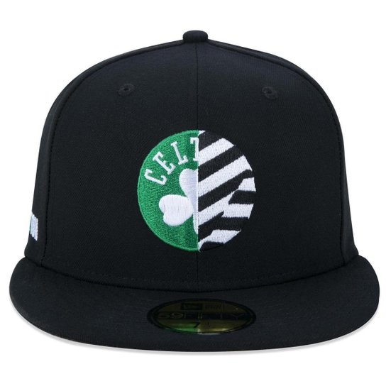Boné 59Fifty NBANeto 78 Boston Celtics Aba Reta Masculino