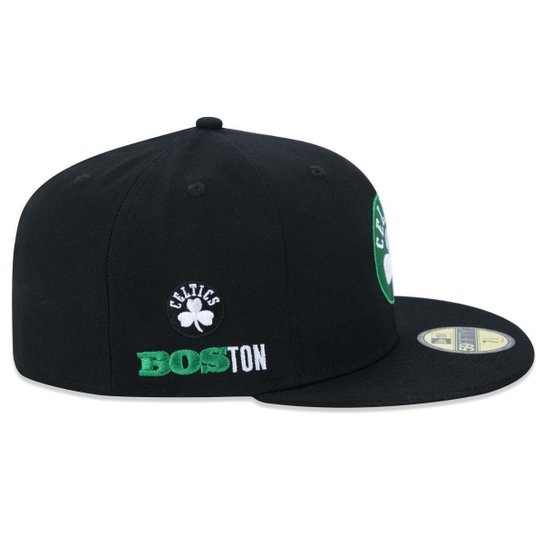 Boné 59Fifty NBANeto 78 Boston Celtics Aba Reta Masculino