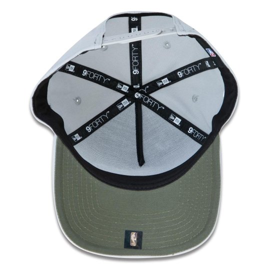 BONE 9FORTY A-FRAME LOS ANGELES LAKERS NBA ABA CURVA SNAPBACK CINZA NEW ERA