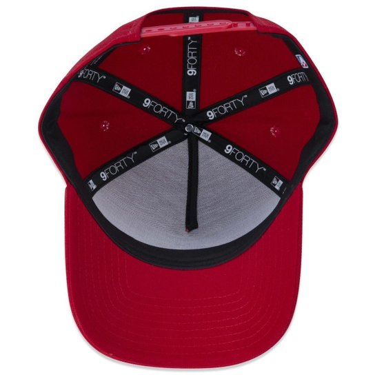 BONE 9FORTY A-FRAME NBA CHICAGO BULLS CORE ABA CURVA ABA CURVA SNAPBACK VERMELHO NEW ERA