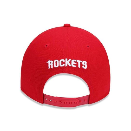 BONE 9FORTY NBA HOUSTON ROCKETS ABA CURVA SNAPBACK VERMELHO NEW ERA
