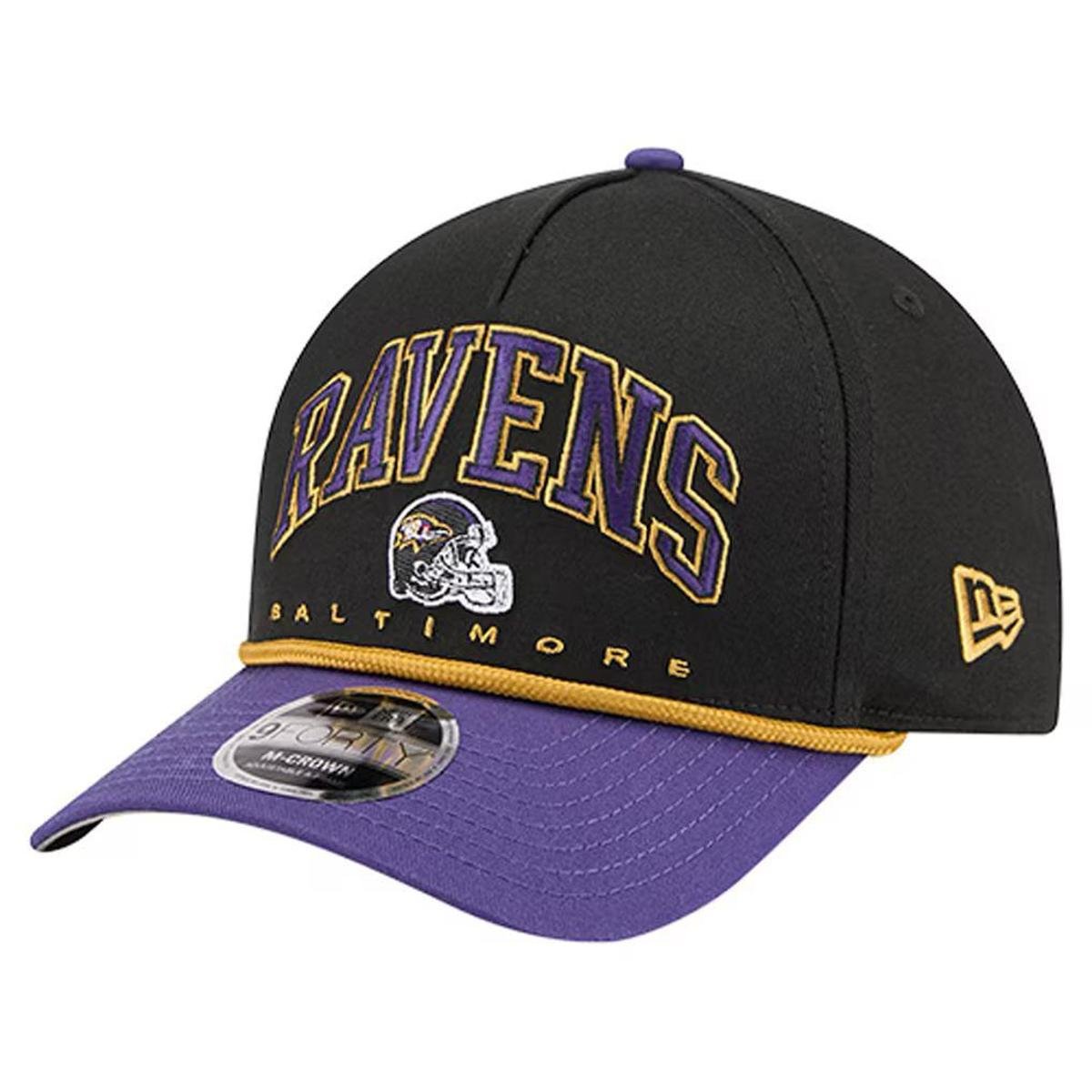 Boné 9FORTY NFL Baltimore Ravens Arch Preto New Era | Loja NBA