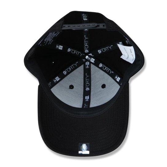 BONE 9FORTY SNAPBACK ABA CURVA MINNESOTA TIMBERWOLVES ABA CURVA SNAPBACK PRETO NEW ERA