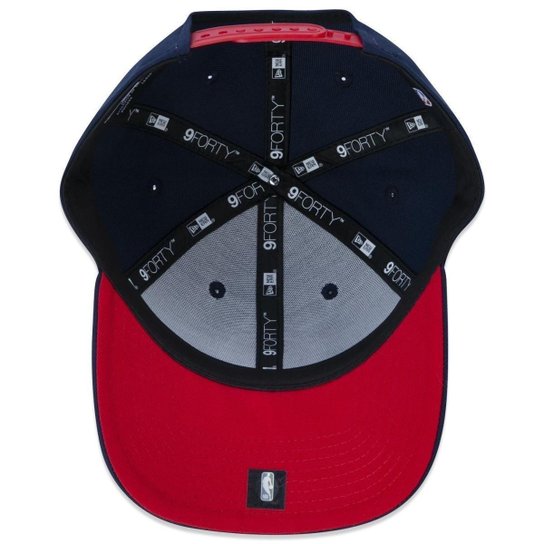 BONE 9FORTY SNAPBACK ABA CURVA NBA WASHINGTON WIZARDS ABA CURVA SNAPBACK MARINHO NEW ERA