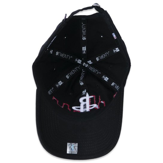 BONE 9TWENTY HOUSTON ROCKETS TIP-OFF ABA CURVA ABA CURVA STRAPBACK PRETO NEW ERA