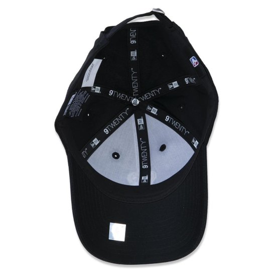 BONE 9TWENTY STRAPBACK ABA CURVA MILWAUKEE BUCKS SPORT STRAPBACK PRETO NEW ERA