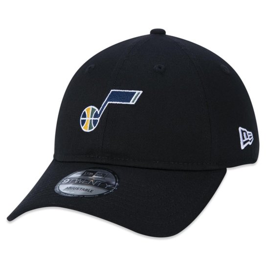 BONE 9TWENTY STRAPBACK NBA UTAH JAZZ ABA CURVA PRETO ABA CURVA STRAPBACK PRETO NEW ERA