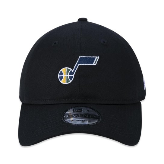 BONE 9TWENTY STRAPBACK NBA UTAH JAZZ ABA CURVA PRETO ABA CURVA STRAPBACK PRETO NEW ERA