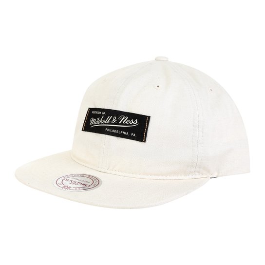 Boné Mitchell & Ness Aba Reta Branded - Bege