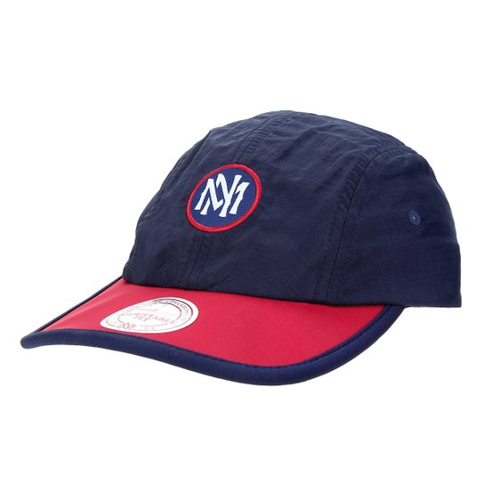 Boné Mitchell & Ness Branded Aba Curva - Azul