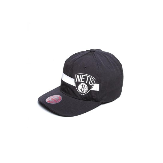 Boné Mitchell & Ness NBA Aba Curva Snapback Brooklin Nets Masculino