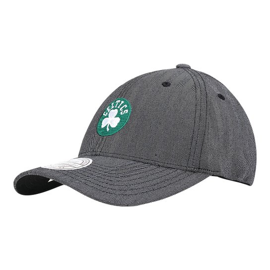 Boné Mitchell & Ness NBA Boston Celtics Aba Curva - Cinza