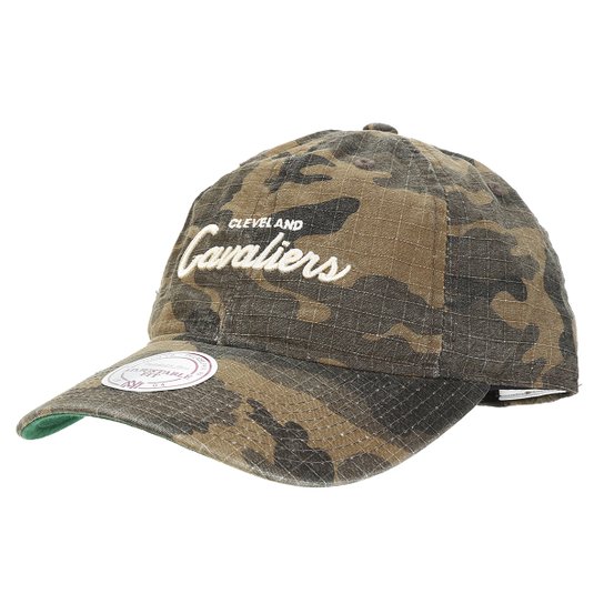 Boné Mitchell & Ness NBA Cleveland Cavaliers Aba Curva Embroidery - Verde