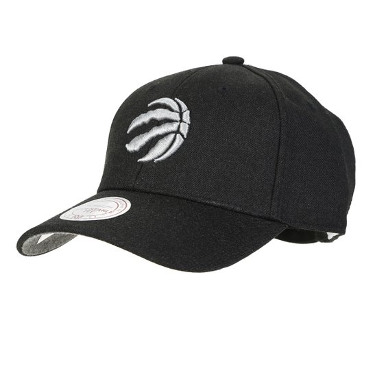Boné Mitchell & Ness NBA Toronto Raptors Mescl Low Pro Str Aba Curva - Preto