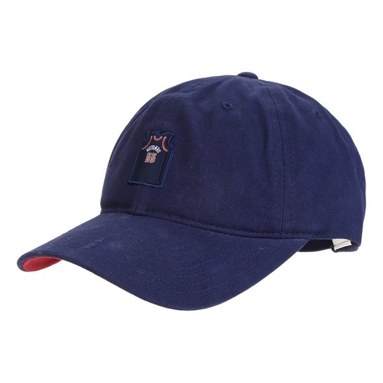 Boné Mitchell & Ness Small Jer Dad Hat Aba Curva - Azul