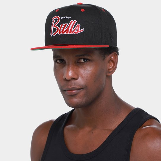 Boné NBA Chicago Bulls New Era 950 Fashion Fanpage Masculino