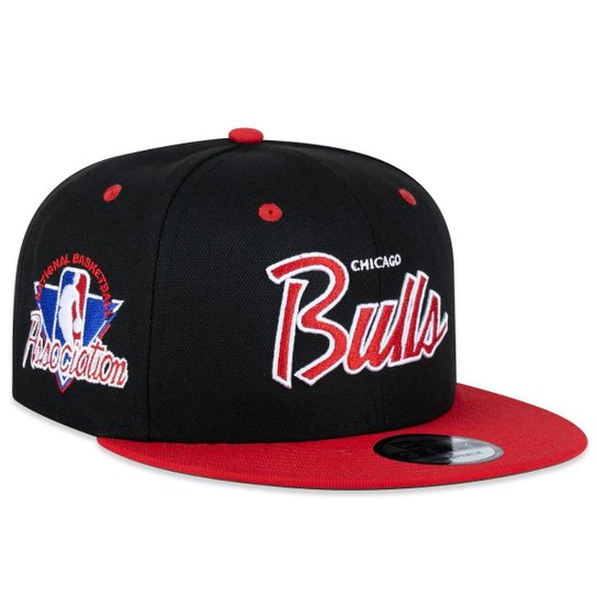 Boné NBA Chicago Bulls New Era 950 Fashion Fanpage Masculino