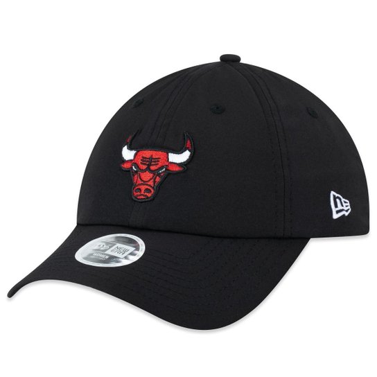 Boné NBA Chicago Bulls New Era Open Back Aba Curva Feminino