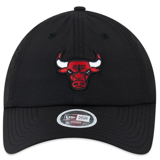 Boné NBA Chicago Bulls New Era Open Back Aba Curva Feminino