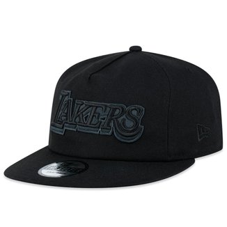 Boné NBA Los Angeles New Era The Golfer Back To Black Masculino