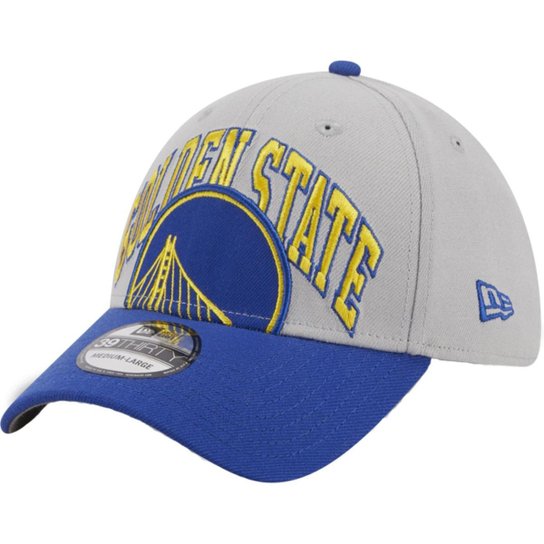 Boné New Era 39Thirty Stretch Fit Golden State Warriors NBATipoff 2023 Masculino