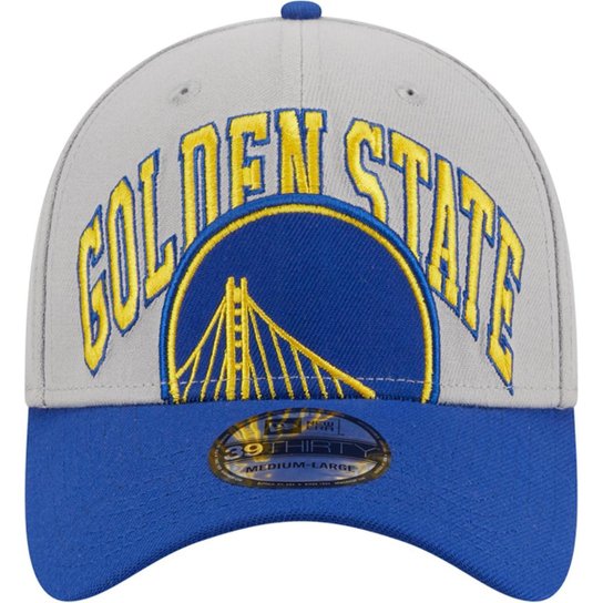 Boné New Era 39Thirty Stretch Fit Golden State Warriors NBATipoff 2023 Masculino