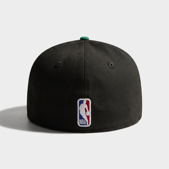 BONE NEW ERA 59FIFTY BOSTON CELTICS NBA PRETO