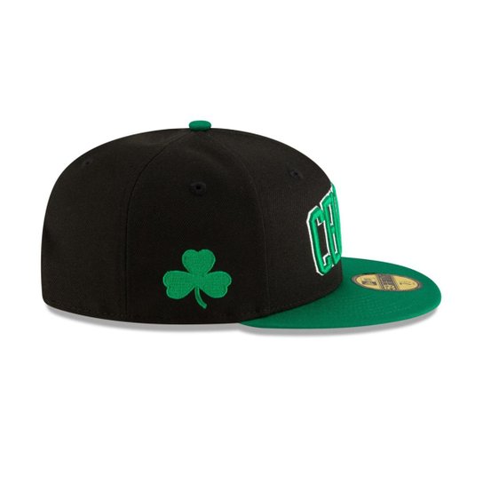 BONE NEW ERA 59FIFTY BOSTON CELTICS NBA PRETO