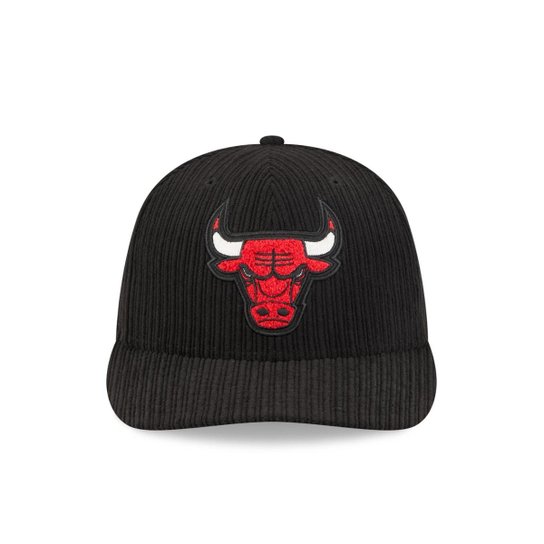 BONE NEW ERA 59FIFTY CHICAGO BULLS NBA PRETO
