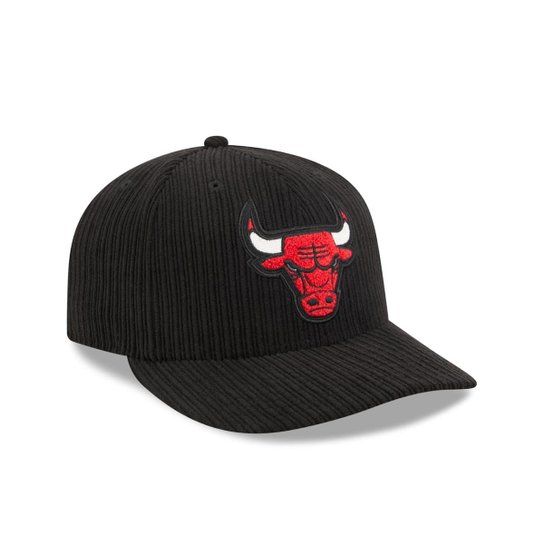 BONE NEW ERA 59FIFTY CHICAGO BULLS NBA PRETO