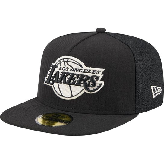 Boné New Era 59Fifty Fitted A-Frame Los Angeles Lakers 59Fifty Day 2025 Masculino
