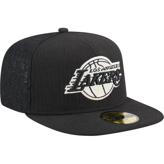 Boné New Era 59Fifty Fitted A-Frame Los Angeles Lakers 59Fifty Day 2025 Masculino