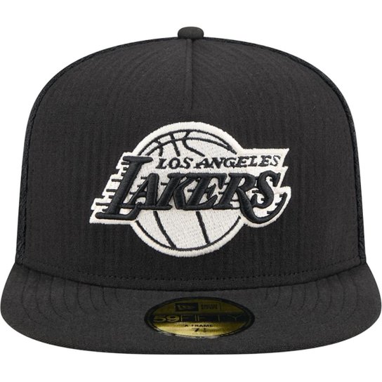 Boné New Era 59Fifty Fitted A-Frame Los Angeles Lakers 59Fifty Day 2025 Masculino