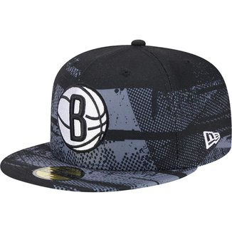 Boné New Era 59Fifty Fitted Brooklyn Nets NBATipoff 2024 Masculino
