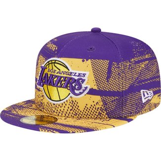 Boné New Era 59Fifty Fitted Los Angeles Lakers NBATipoff 2024 Masculino